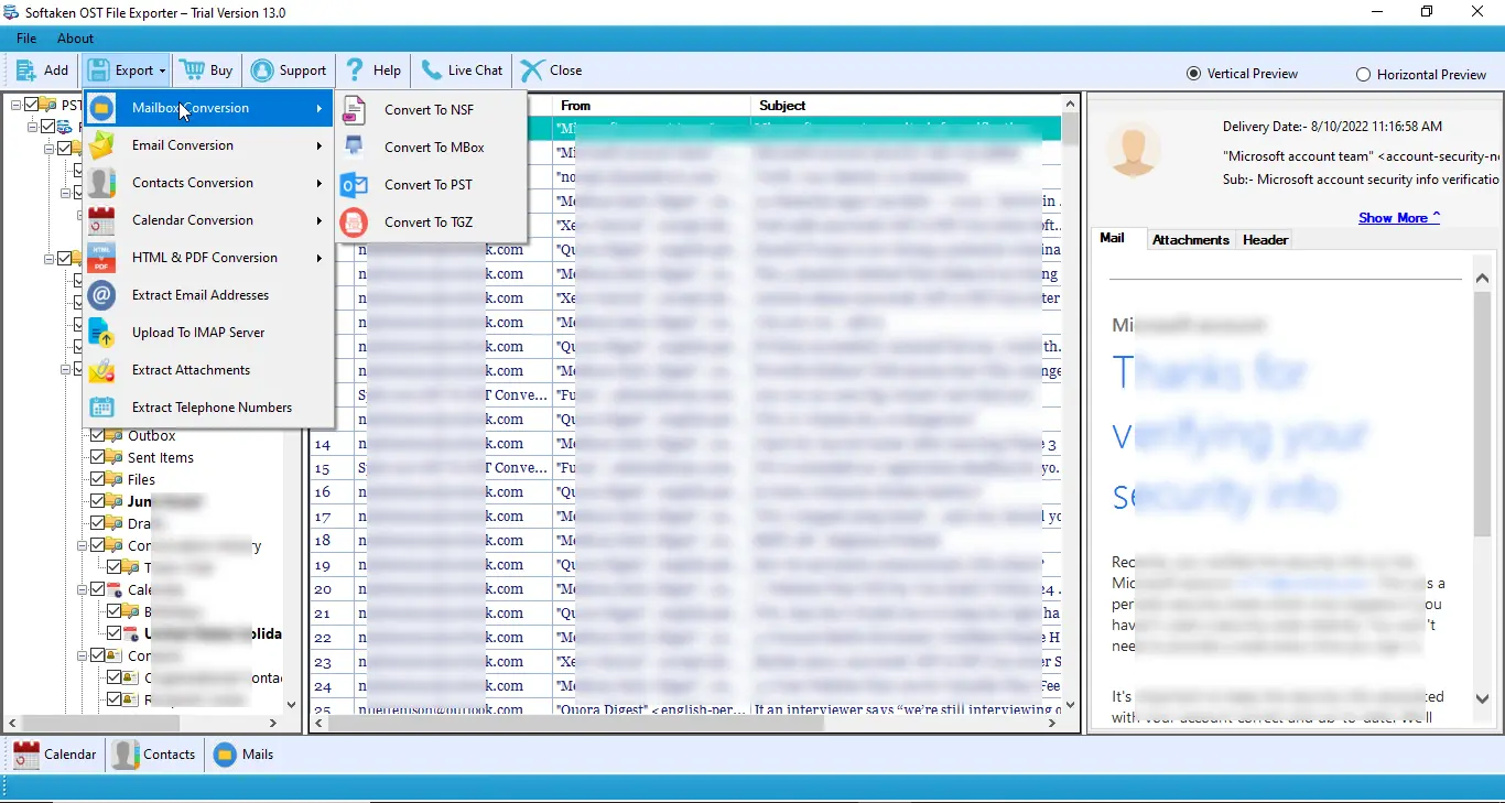 OST file Exporter