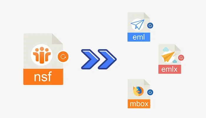 NSF to EML, MBOX