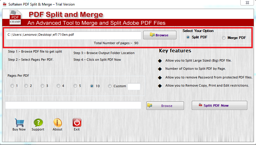 PDF Splitter Tool To Split Large Adobe PDF Documents For Free