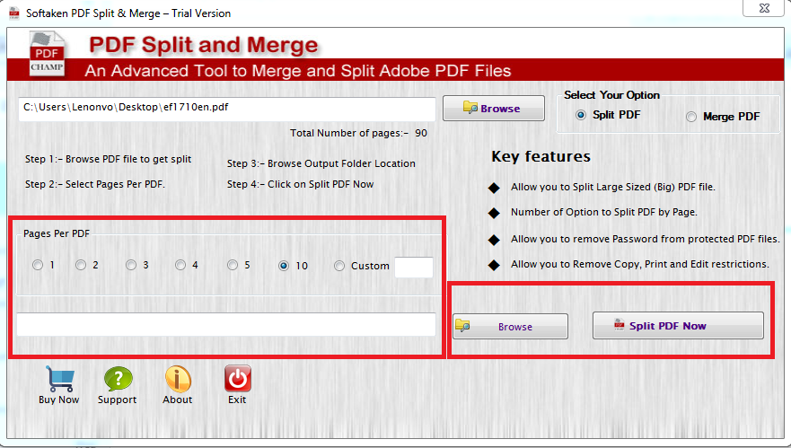 PDF Splitter Tool To Split Large Adobe PDF Documents For Free